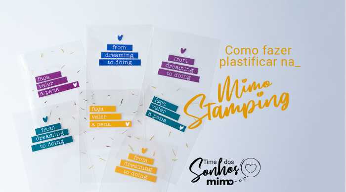 Plastificadora: Como Fazer Plastificação na Mimo Stamping