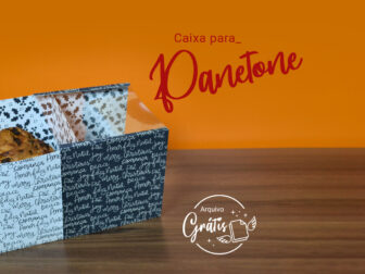 Como Fazer Caixa de Panetone de Natal - Molde Grátis Cricut