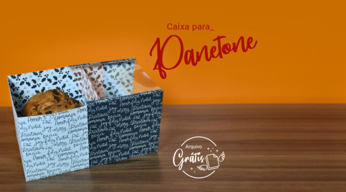 Como Fazer Caixa de Panetone de Natal - Molde Grátis Cricut - Blog Mimo  Crafts