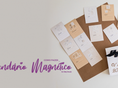 Calendário de Geladeira - Como Fazer na Cricut
