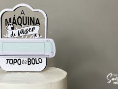 Máquina de Fazer Topo de Bolo Cricut