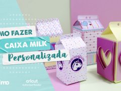 Como Fazer Caixa Milk Personalizada - Molde Grátis Cricut