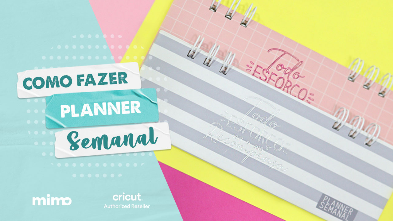 Como Fazer Planner Slim - Molde Grátis Cricut