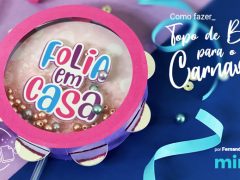Topo de Bolo de Carnaval- Como Fazer com Molde Grátis Cricut
