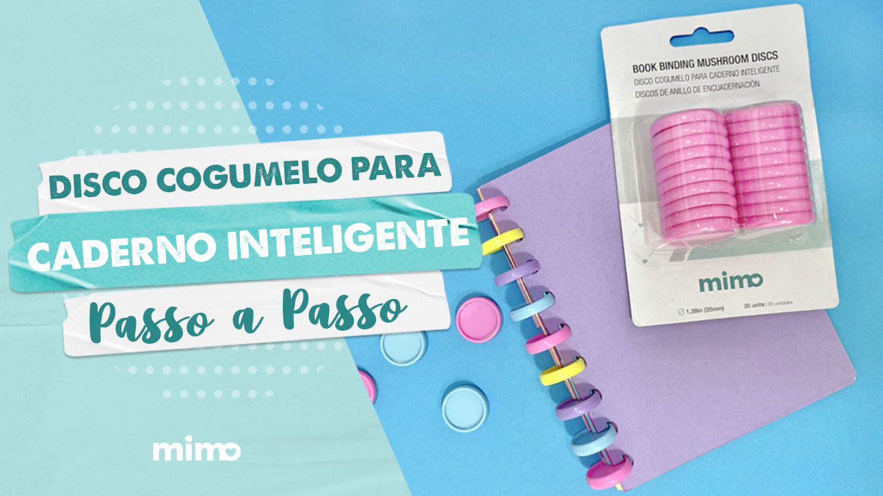 Disco Cogumelo para Caderno Inteligente Mimo - Unboxing e DIY