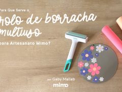 Para que serve o rolo de borracha multiuso para artesanato mimo