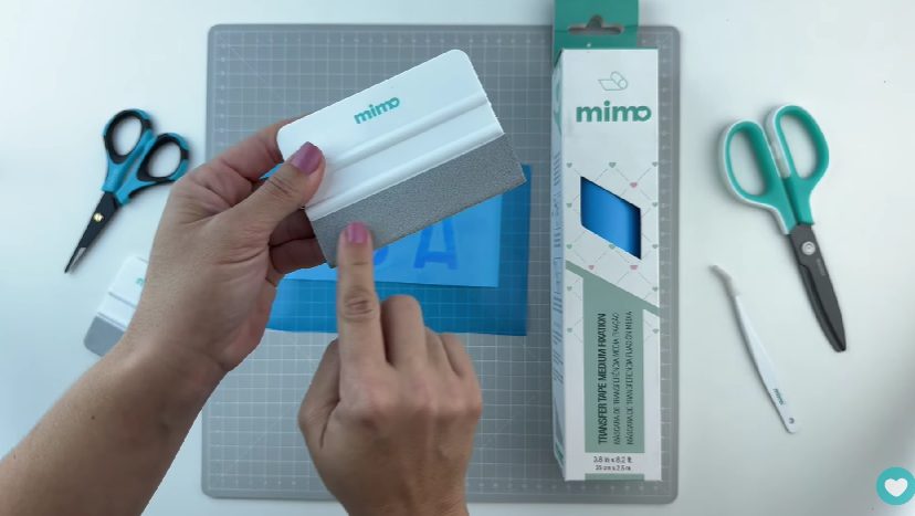 Espátula Mimo para personalizar balão bubble com vinil adesivo Mimo