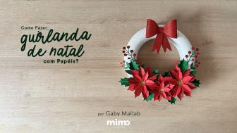 Como Fazer Guirlanda de Natal com Papéis?