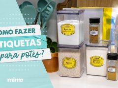 Como Fazer Etiquetas para Potes?