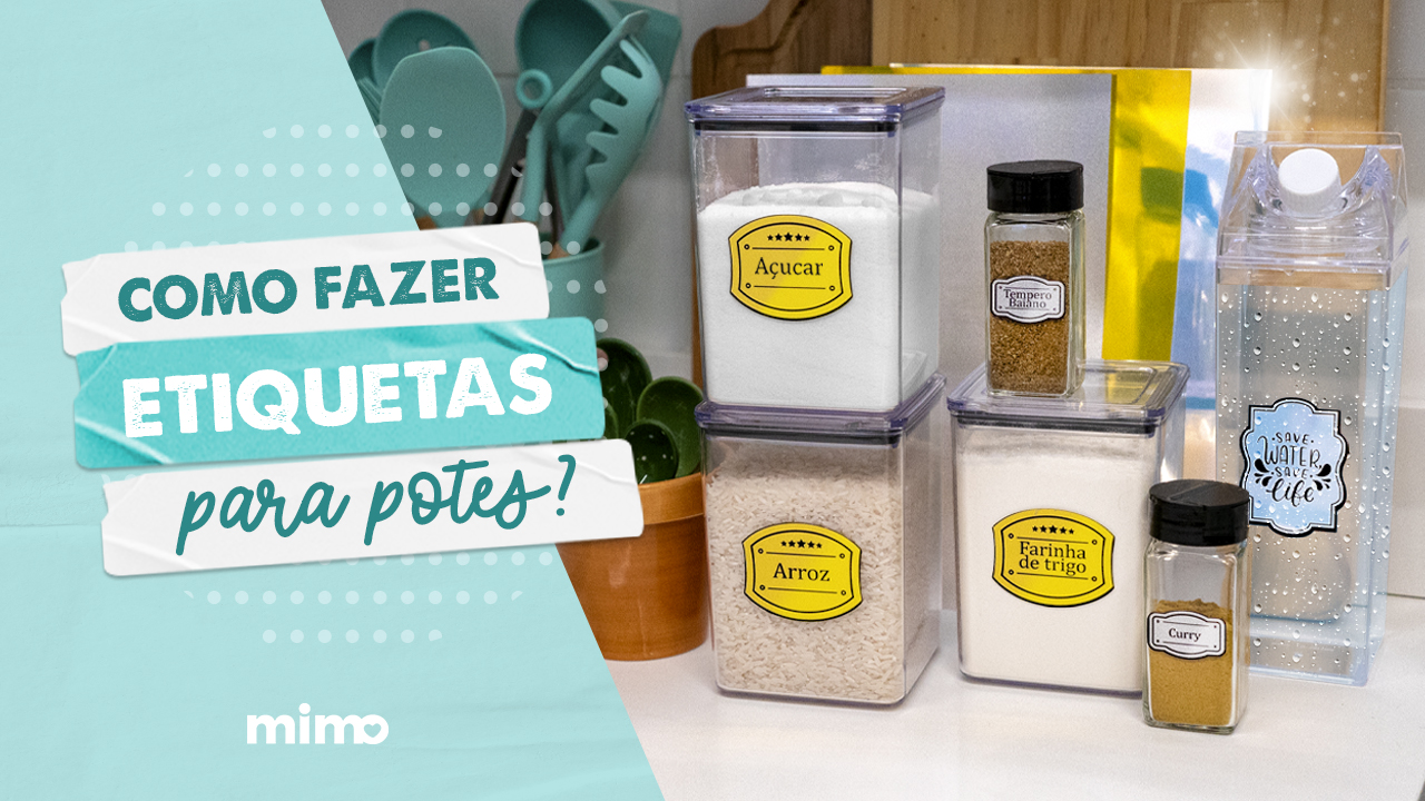 Como Fazer Etiquetas para Potes?