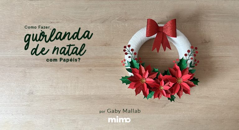 Como Fazer Guirlanda de Natal com Papéis? 