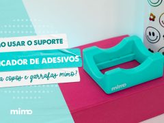 Como Usar o Suporte Aplicador de Adesivos para Copos e Garrafas Mimo?