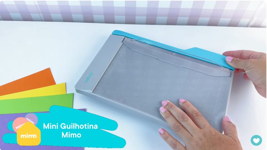 mini guilhotina mimo - ferramenta essencial para trabalhar com artesanato