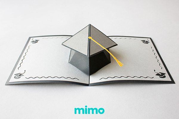 Convite de formatura pop-up, ideia de como fazer renda extra 