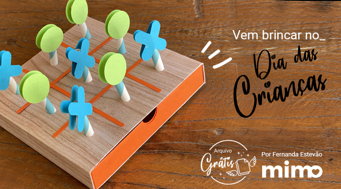 Lembrancinha de Dia Das Crianças: Jogo da Velha Personalizado