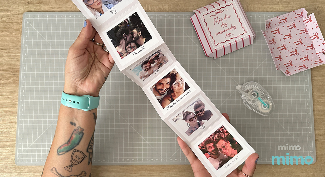 Resultado das fotos após coladas