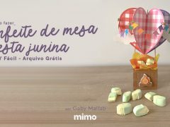 Como Fazer Enfeite de Mesa Festa Junina - Arquivo Grátis