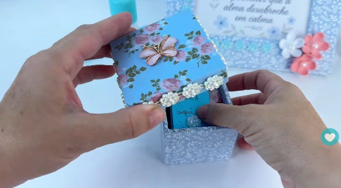 Fechando a caixa personalizada