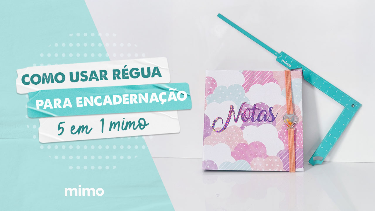 Como usar Régua para Encadernação 5 em 1 Mimo