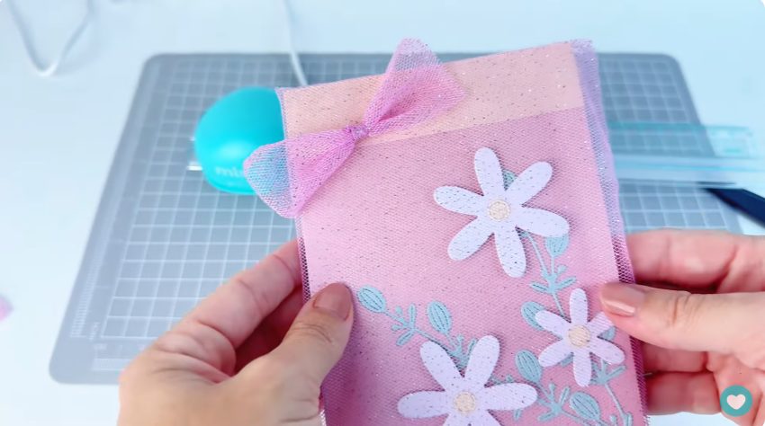 Saquinho de tule feito com a Mimo Sealing