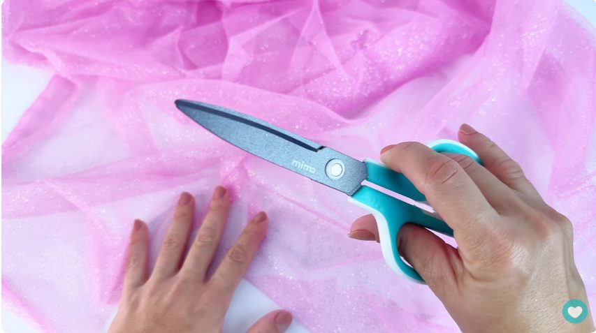 Tesoura profissional mimo para cortar tule