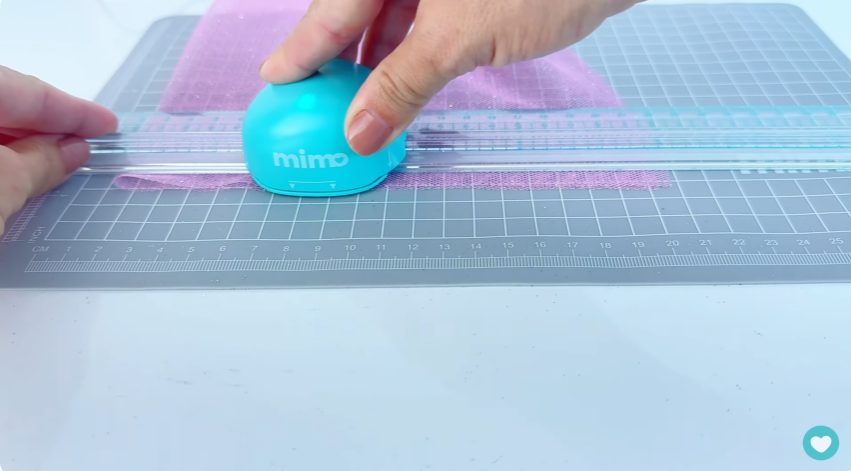 Selando tule com mimo sealing