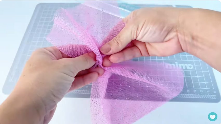 saquinho feito com tule e seladora mimo sealing