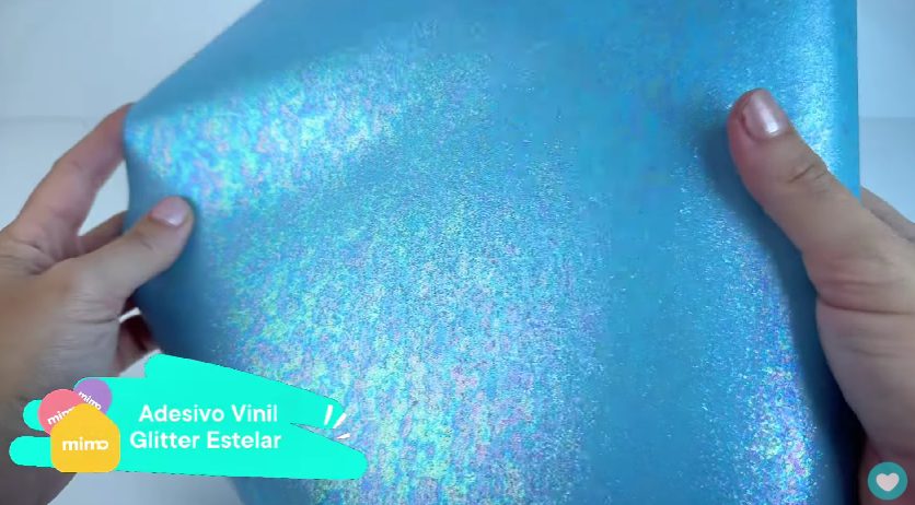 Adesivo Vinil Glitter Estelar