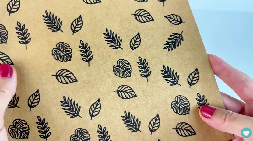 Papel Kraft impresso 