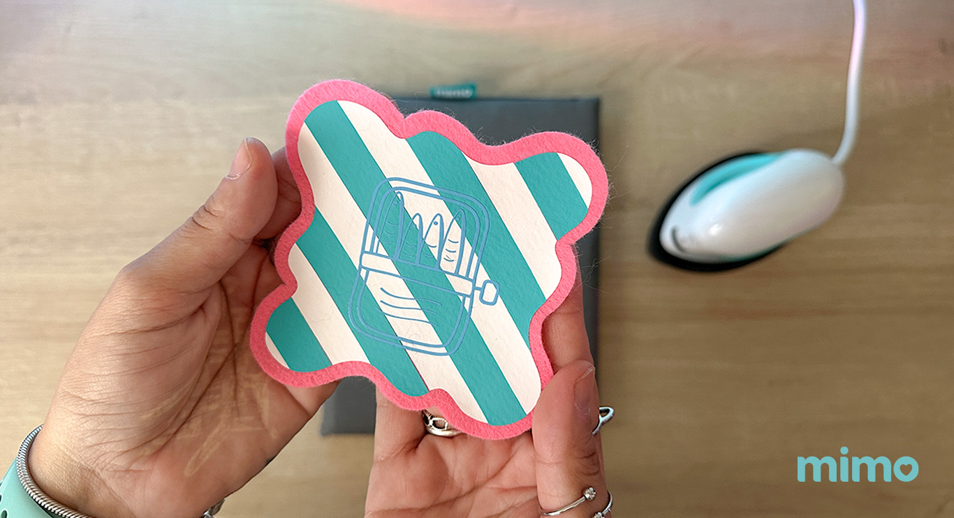 Descanso para copo personalizado 