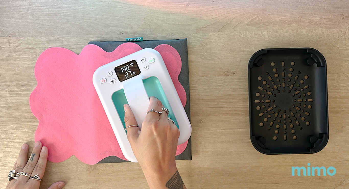 aplicação de calor com prensa térmica mini - tudo sobre as prensas térmicas mimo pressing