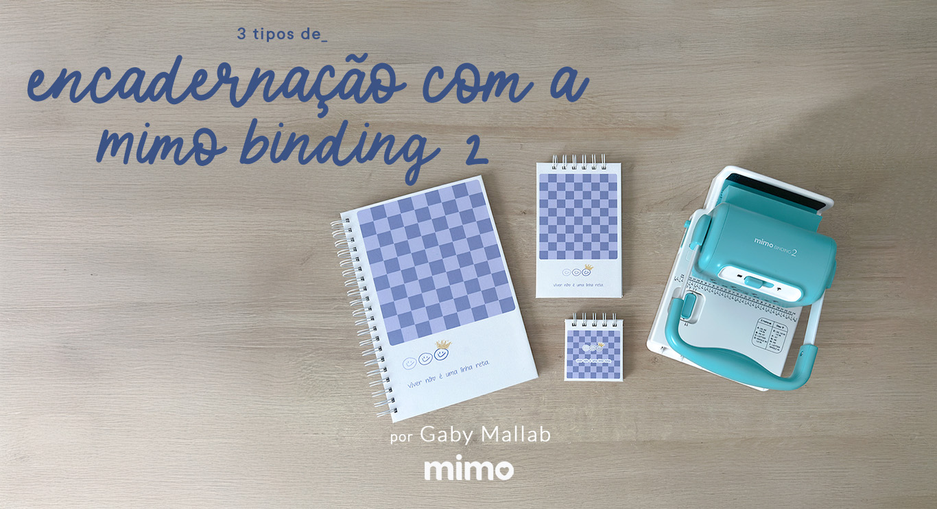 3 Tipos de Encadernação Com a Mimo Binding 2
