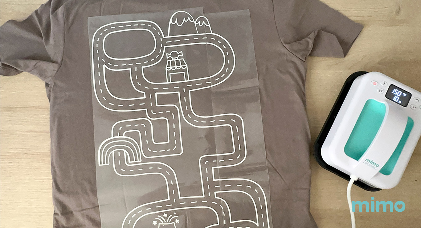 Montando a pista na blusa 