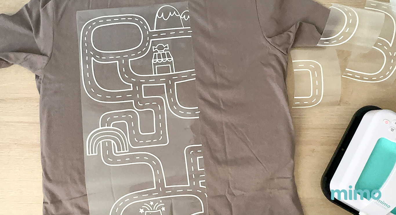 Montando a pista na blusa 