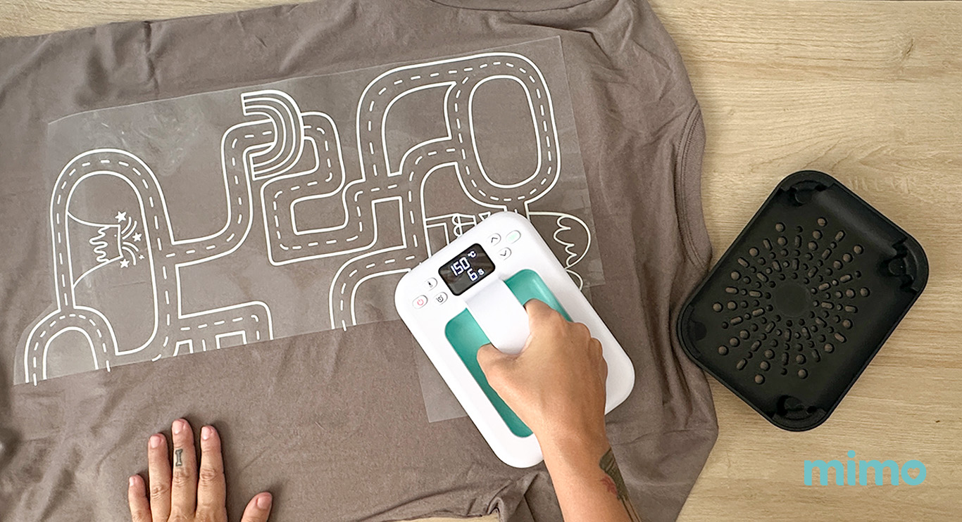 Passando novamente a Prensa Térmica Mimo Pressing