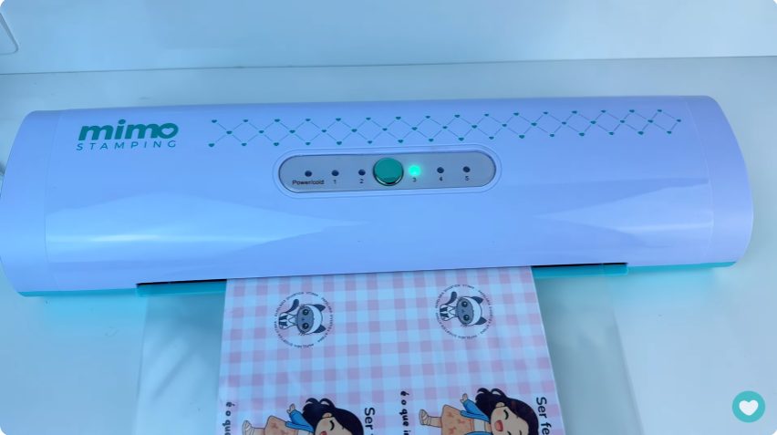 fazendo laminação a quente na mimo stamping - diferença entre laminação e plastificação