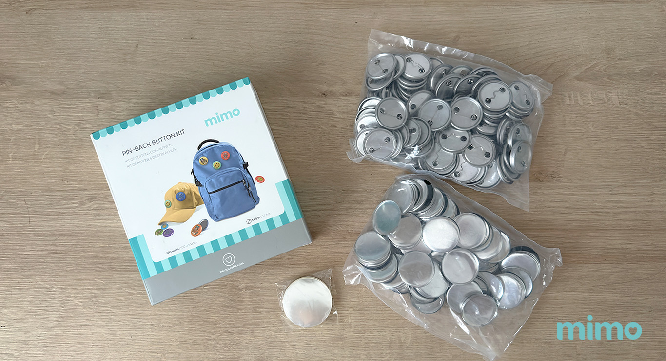 Refil de Bottons de Metal para personalizar com a Mimo Pin