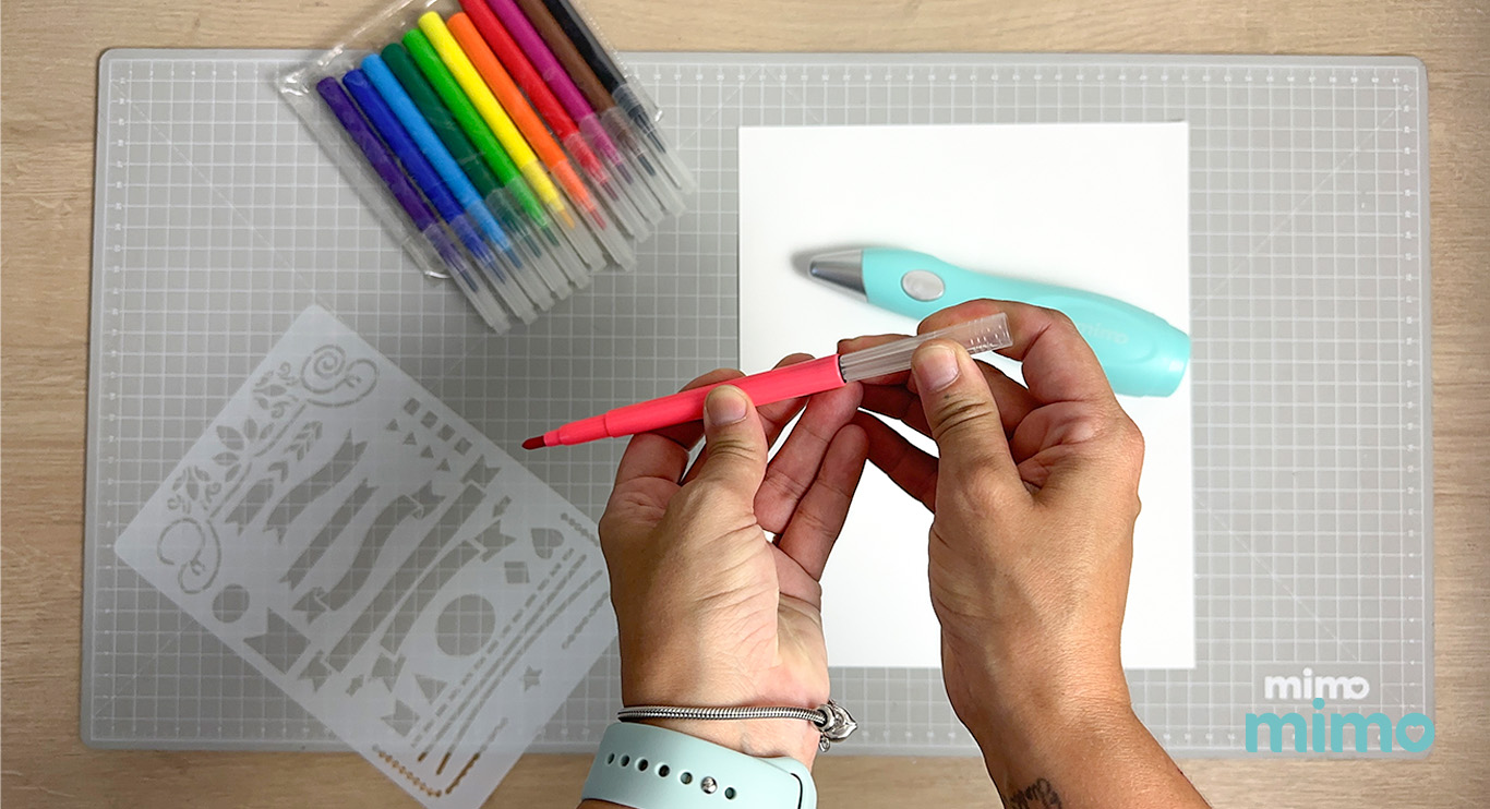 Colocando a caneta no Aerógrafo Colocando a caneta no Aerógrafo