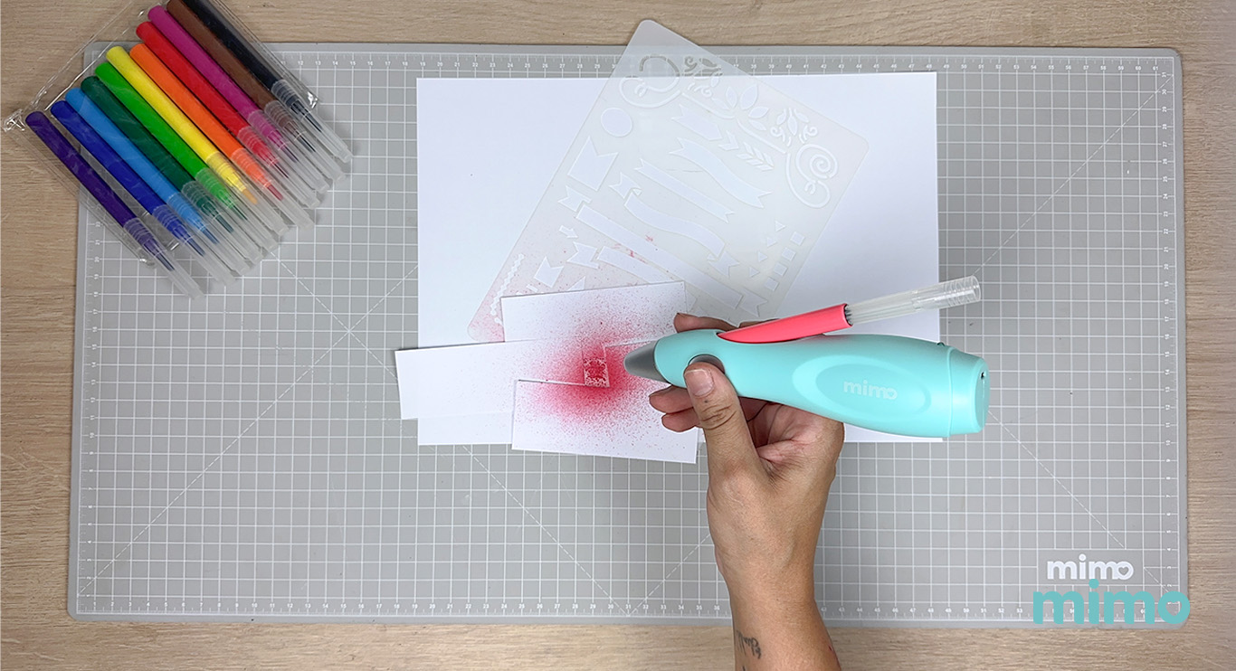 Usando o Kit Aerógrafo Mimo Usando o Kit Aerógrafo Mimo