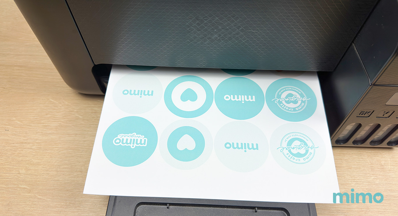 Impressão da artes dos bottons