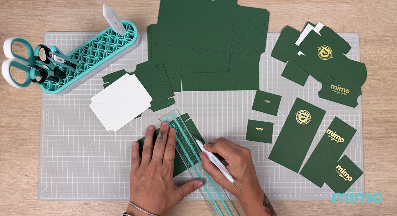 Fazendo a marcação com o boleador Fazendo a marcação com o boleador