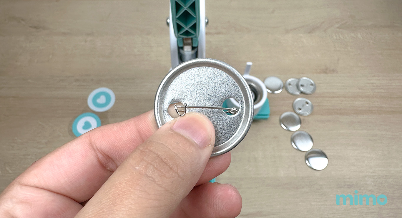 Pegando a parte de trás do botton