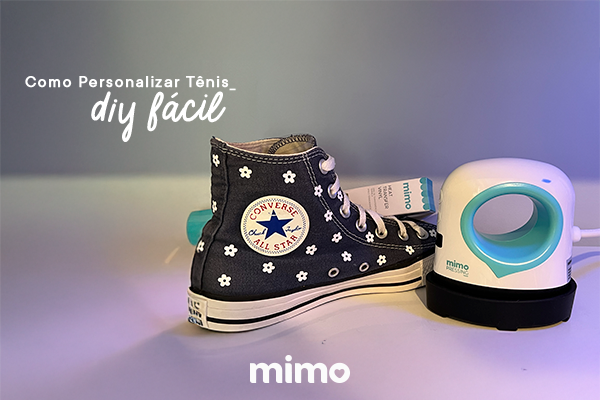 Como Personalizar Tênis com prensa térmica Mimo Como Personalizar Tênis com prensa térmica Mimo