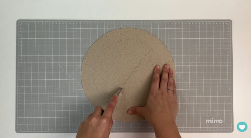 Cortando o meio do circulo Cortando o meio do circulo