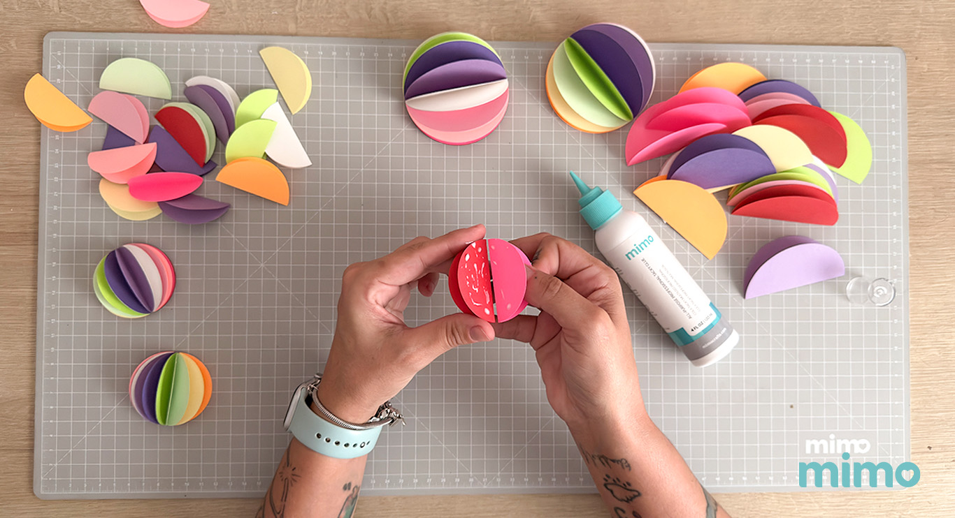 Colando os círculos Colando os círculos