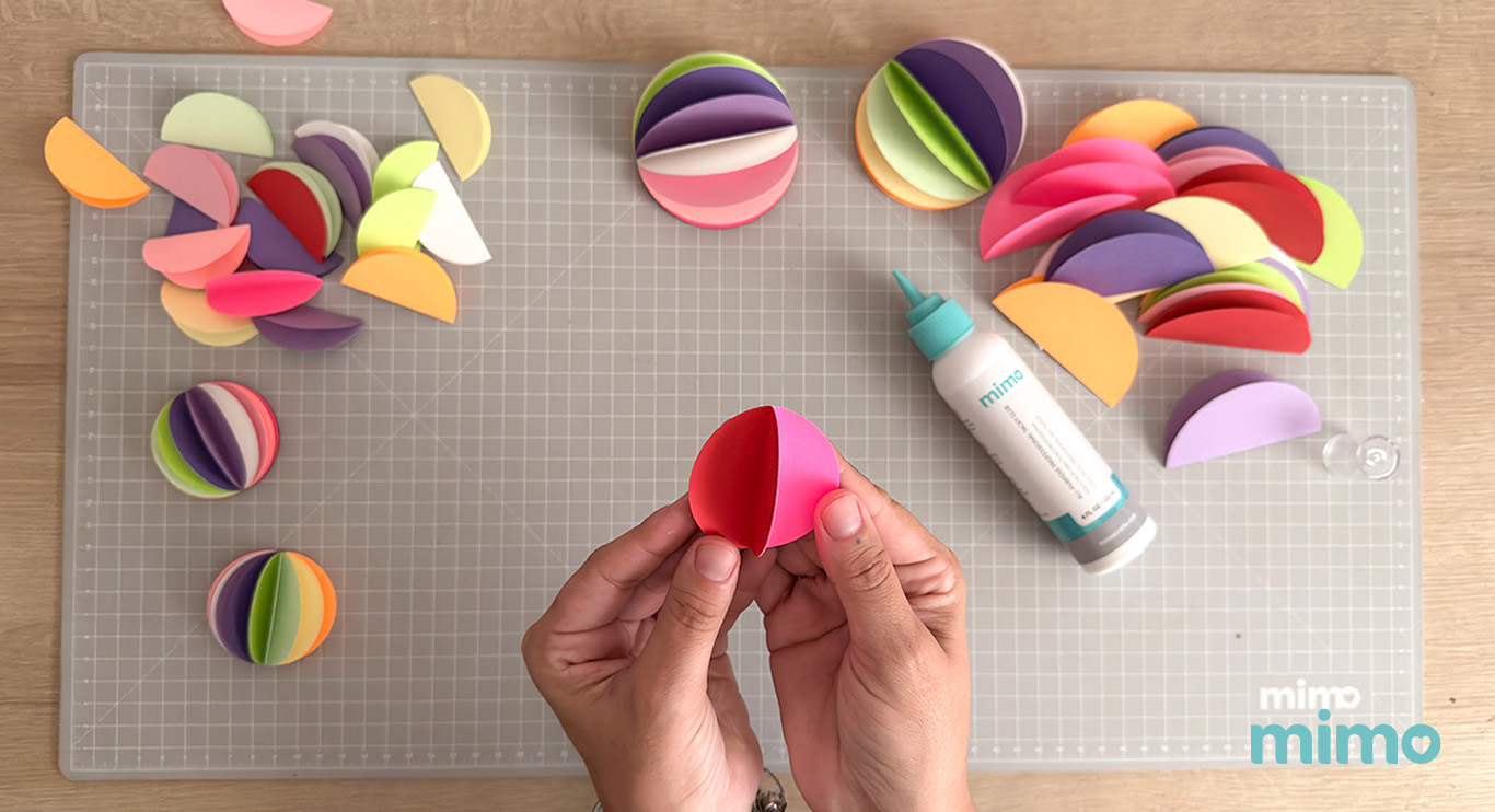 Resultado dos círculos colados Resultado dos círculos colados