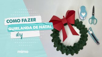 Como Fazer Guirlanda de Natal - DIY Fácil