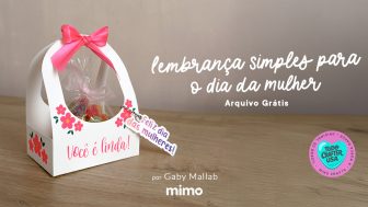 Lembrança Simples Para o Dia da Mulher - Arquivo Grátis