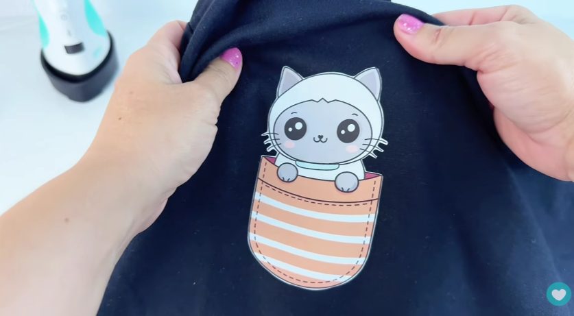 Resultado do transfer imprimível para tecidos escuros Resultado do transfer imprimível para tecidos escuros