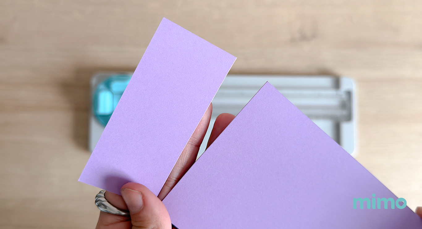 Corte reto feito com o cortador 4 em 1 Corte reto feito com o cortador 4 em 1